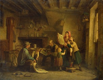 The Art Dealer by Pierre Edouard Frere